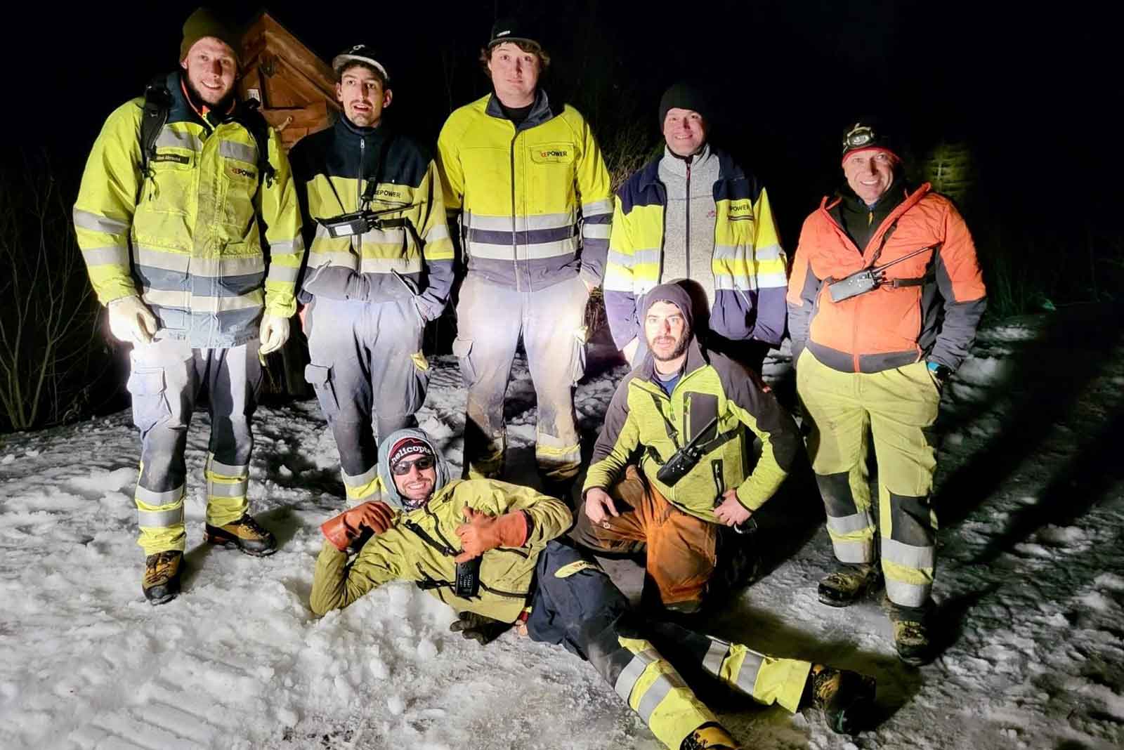 Teamfoto Repower-Netzelektriker