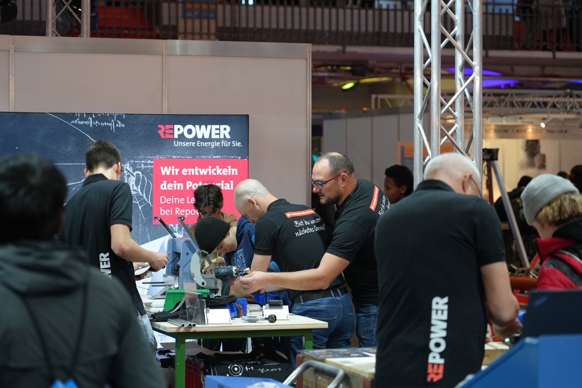 Repower-Stand an der Fiutscher 2023