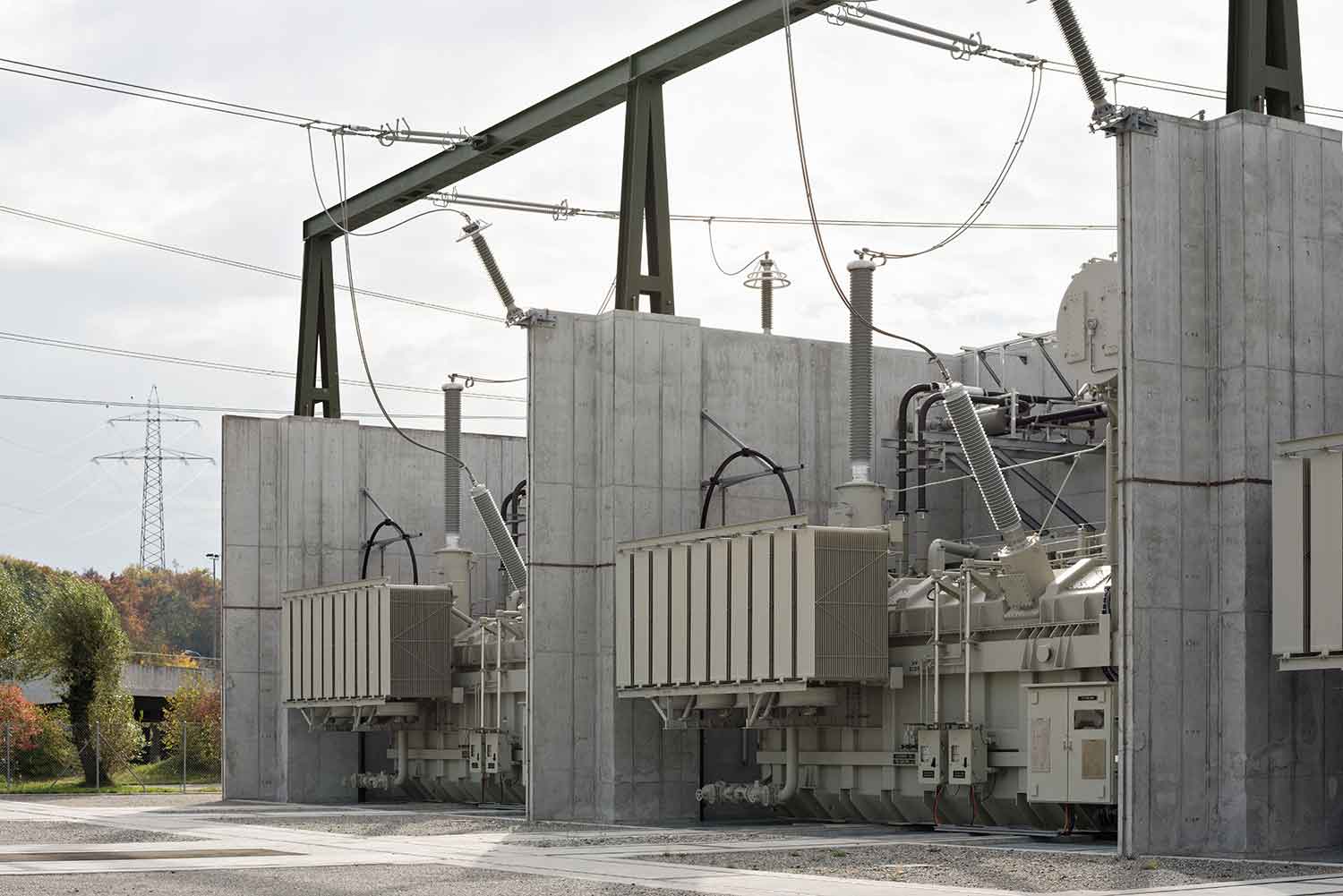Transformator im UW Beznau