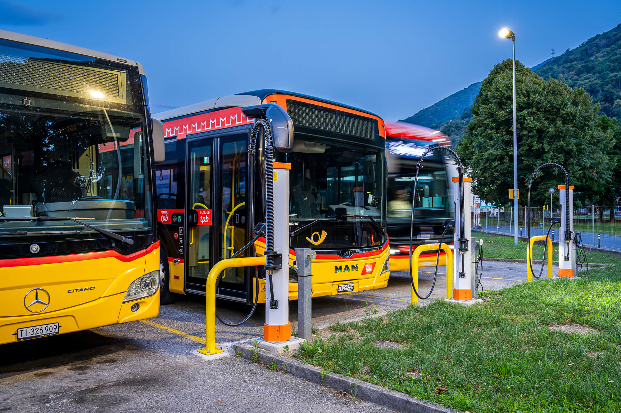 Repower Ladeinfrastruktur Postauto Bellinzona
