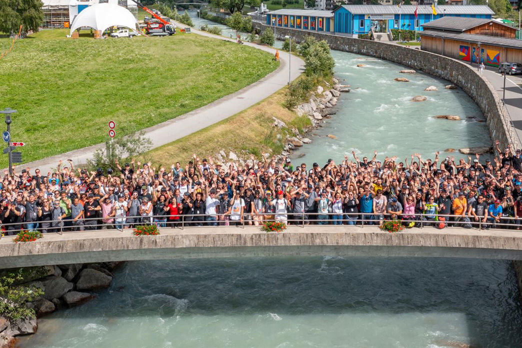 Foto di squadra dei dipendenti Repower