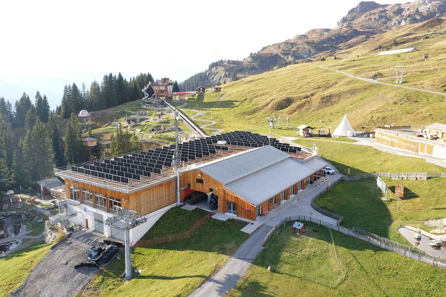 Solaranlage der Klosters-Madrisa Bergbahnen AG